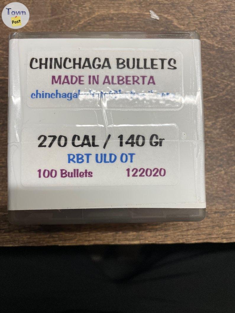 Photo of 270 cal 140 gr Chinchaga bullets 