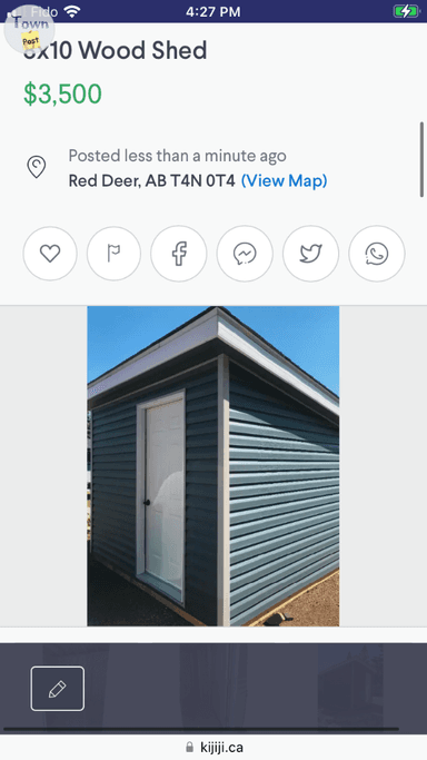 Photo of 8x10 Wood Shed - 1