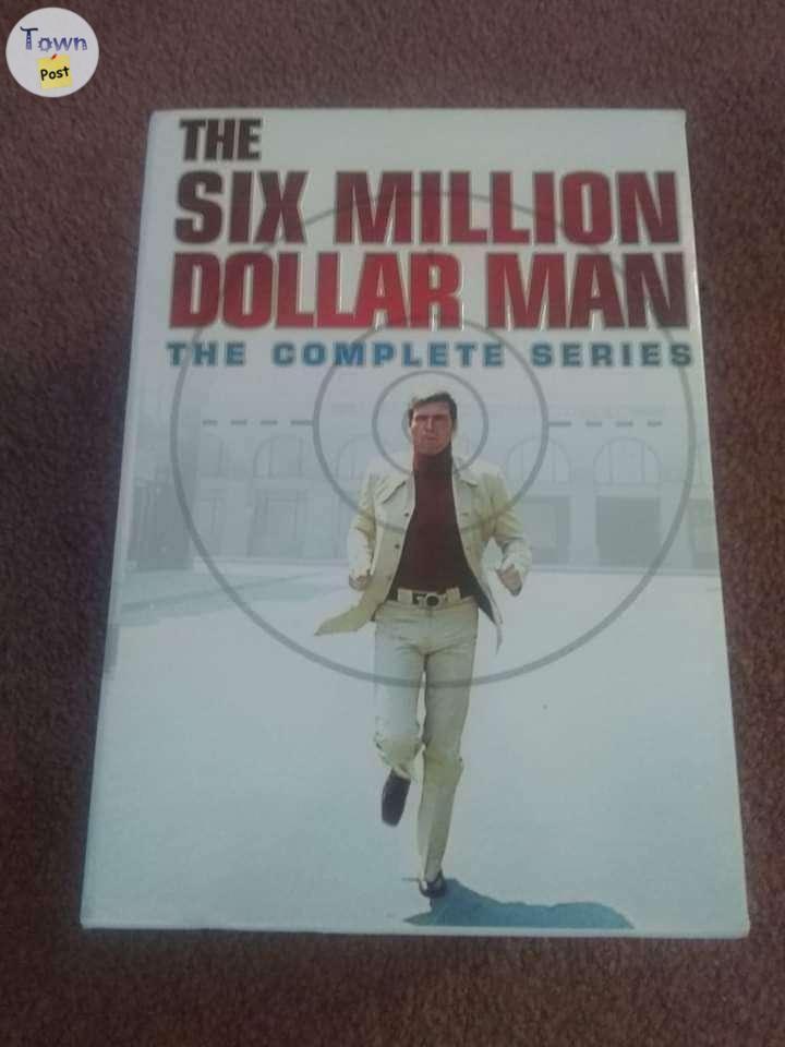 Photo of The Six Million Dollar Man tv show on DVD 