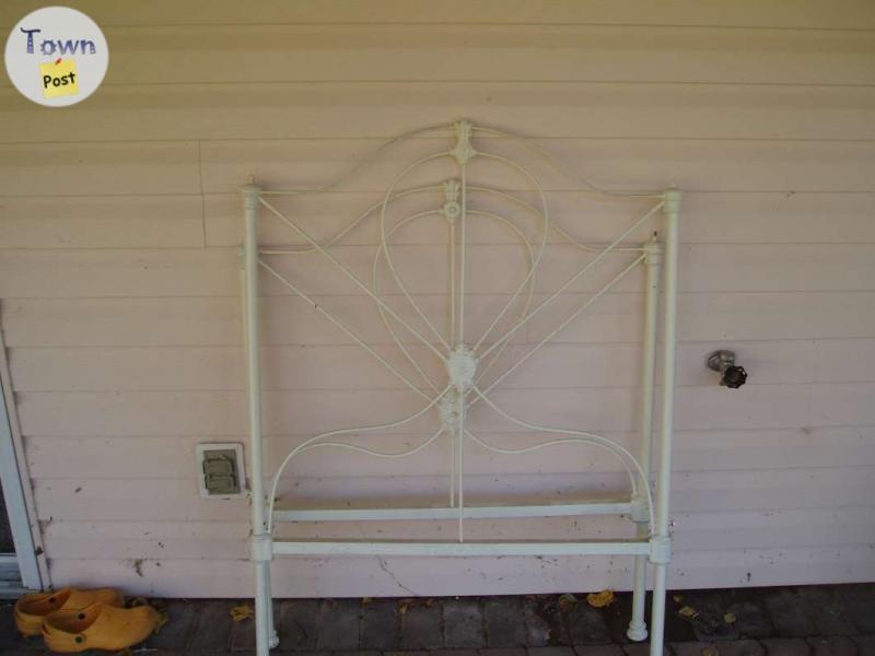 Photo of antique bed posts