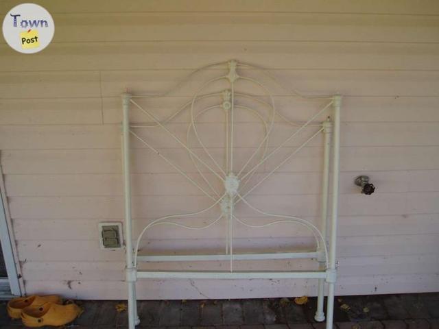 Photo of antique bed posts