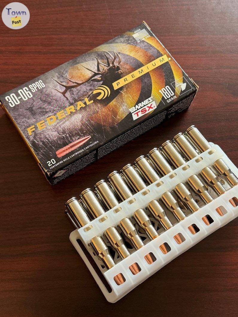 Photo of 30-06 win Ammo, Ferderal Premium Barnes TSX 180 Gr