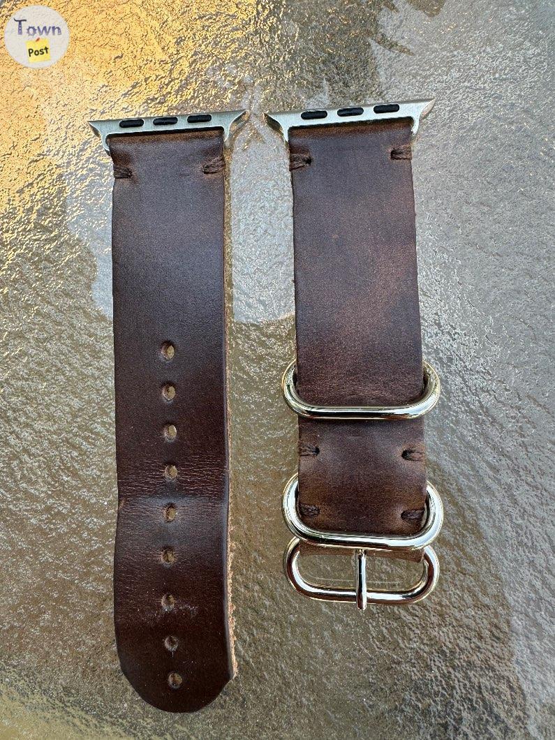 Photo of Hand made Full grain leather strap