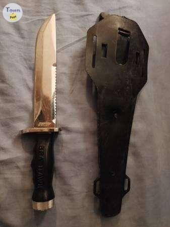 Photo of Sea Hawk vintage dive knife 7.75" blade - 2