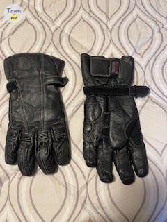 Photo of Leather Motorcycle gloves