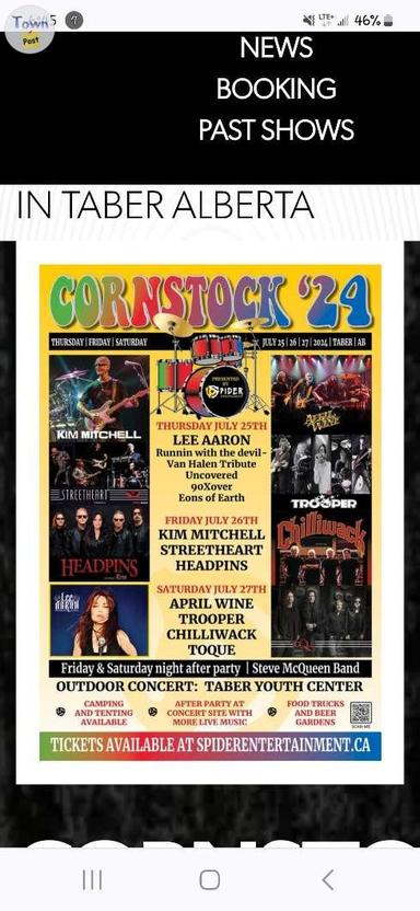 Photo of Cornstock ticket - 1