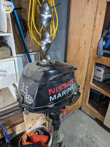 Photo of Nissan 3.5 HP 4 stroke boat motor  - 1