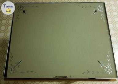 Photo of Antique Etched Mirror - 2