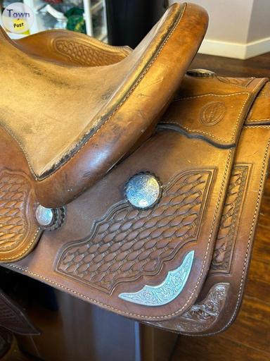 Photo of VERN SAPERGIA REINING SADDLE - 1