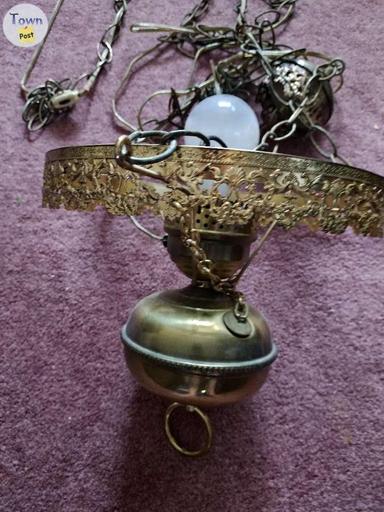 Photo of Brass antique chandelier - 2