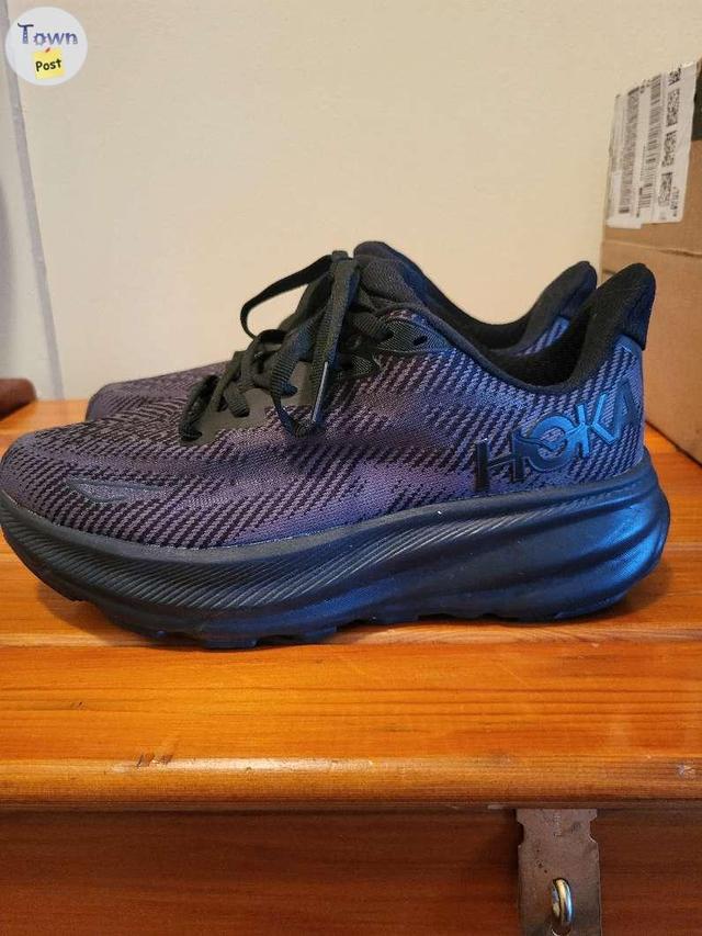 Photo of Brand New Hoka Clifton 9 Black Runners