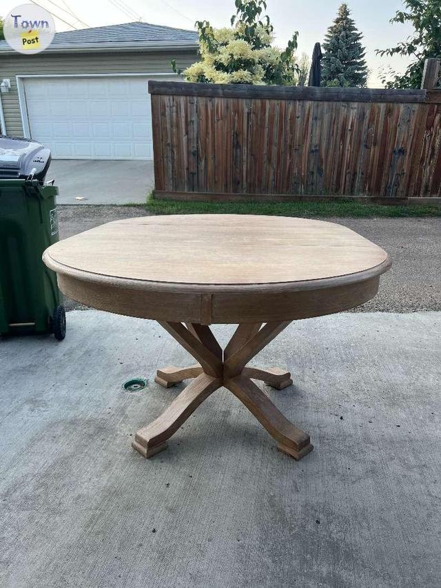 Photo of Oak Wood Dining Table