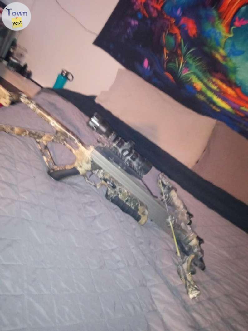 Photo of Excalibur Twinstrike DualFire TAC2 Dual Triggers Lightweight Crossbow, 340 FPS, 12-lb Draw, Aluminum