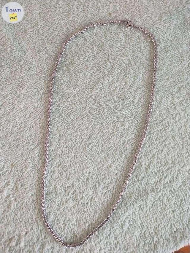 Photo of 20" - 3 mm wheat rope chain 