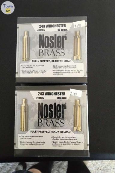 Photo of 243 Winchester Nosler Brass  #10105 - 1