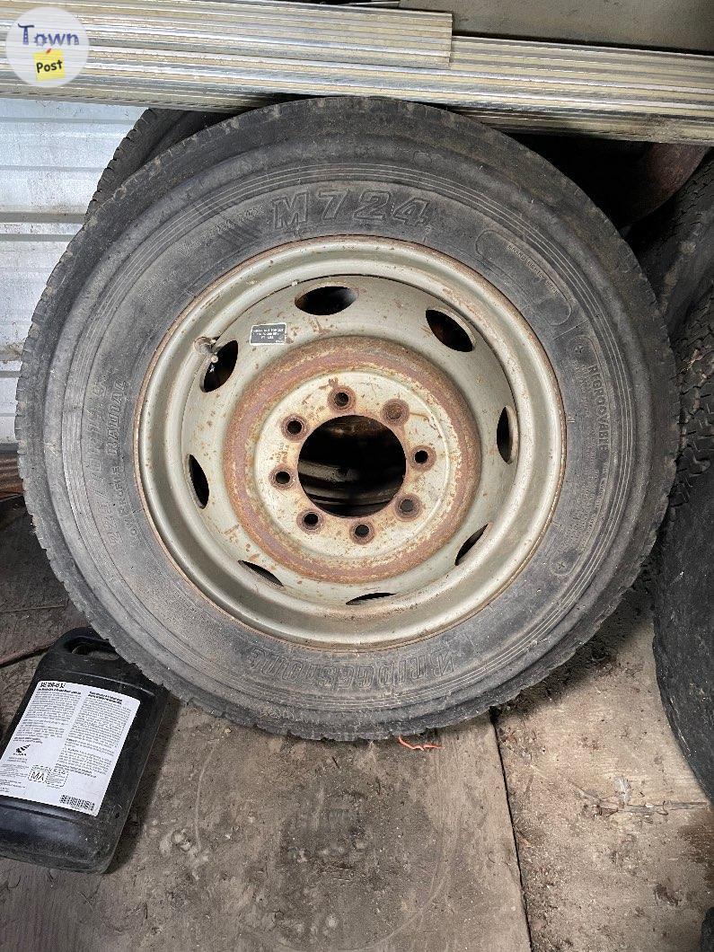 Photo of Heavy duty steel rims and tires 