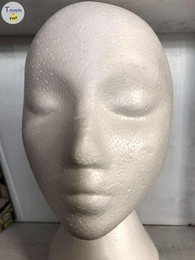 Photo of Styrofoam Heads Retail Display Photography Crafts Hat Storage - 1