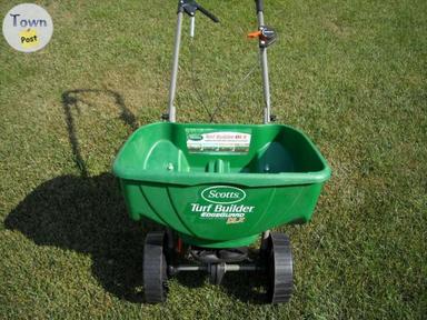 Photo of SCOTTS FERTILIZER/GRASS SPREADER*****USED ONE TIME - 1