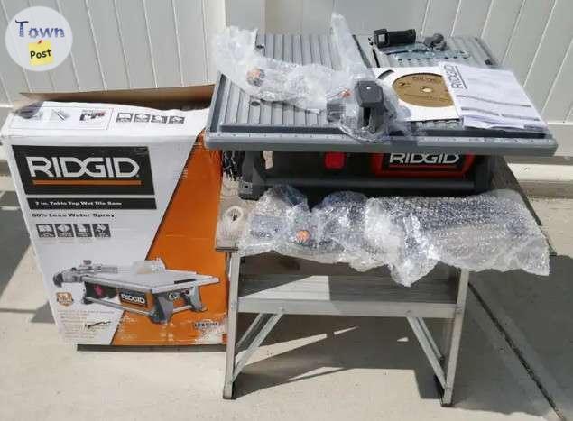 Photo of Rigid 7" Portable Wet Tile Saw