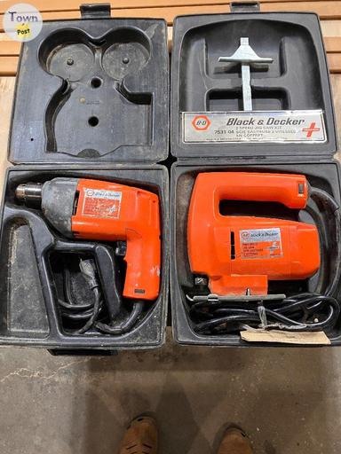 Photo of B&D Electric Drill and Jig Saw - 1