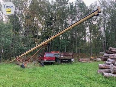 Photo of Grain bin and auger - 2