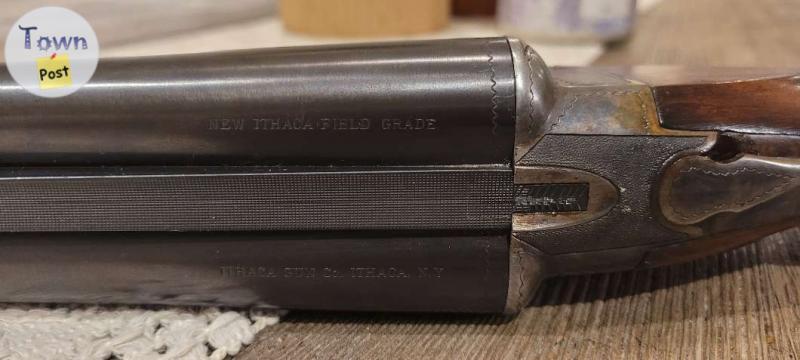 Photo of Ithaca Gun Co. Flues Model Field Grade Double Barrel 16 Gauge Shotgun