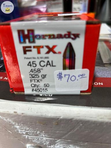 Photo of Hornady 45/70 bullets 325 gr FTX - 1