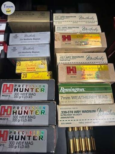 Photo of Ammunition sale : Weatherby ammo, others too, 308 Norma, 6.8, 300wsm, 7mm STW, etc etc  - 1