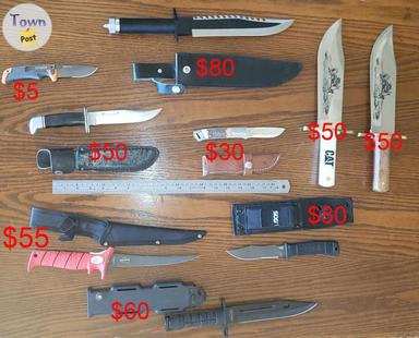 Photo of ASSORTED KNIVES - $5.00 - $175 - 1