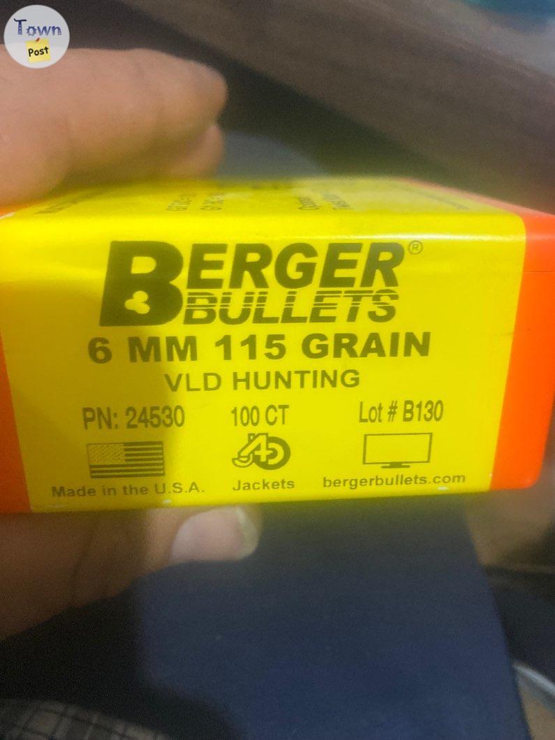 Photo of Looking for 6mm 115gt Berger bullet