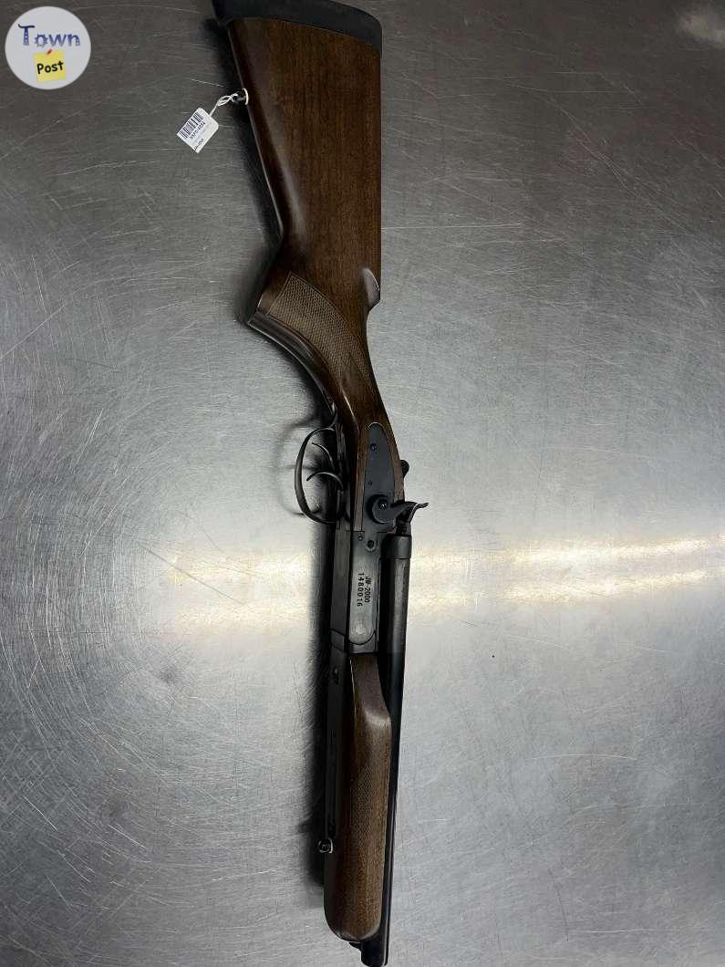 Photo of JW 2000 12 gauge side by side coach gun 