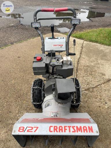 Photo of 8/27” 2 stage Craftsman snowblower - 1