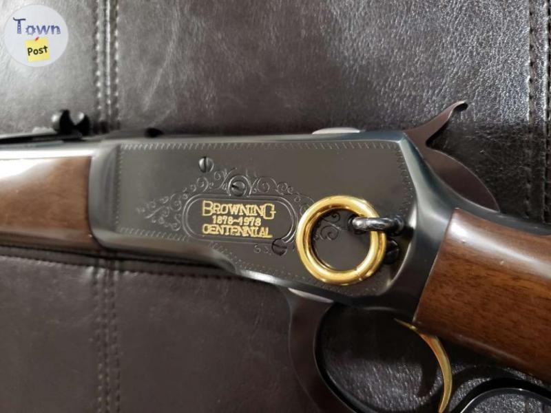 Photo of *Unfired* Browning B92 Centennial (1878-1978) Limited Edition Saddle Ring .44 Mag. Lever-Action Rifle