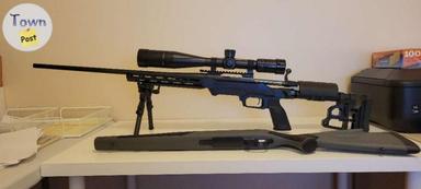 Photo of Weatherby Vanguard / Howa 1500 6.5 CM, MDT LSS-XL gen2, Vortex Viper PST Gen 2 (MRAD) 5-25x50 FFP illuminated, 8 boxes of ammo - 2