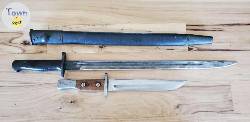 Photo of Military Bayonet and fighting knife