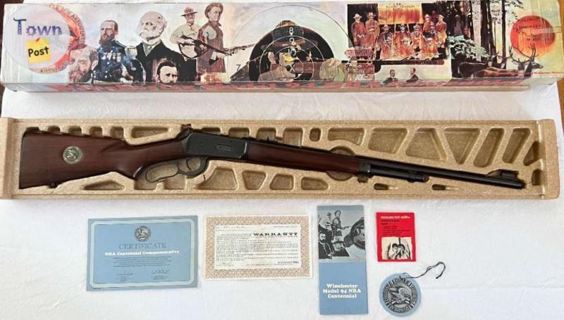 Photo of Winchester Commemorative Model 94 NRA Centennial Rifle 30-30 Win 24" Barrel NEW Unfired