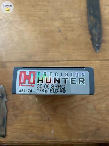 Photo of Hornady Precision Hunter178Gr ELDX 30-06 Rounds - 1