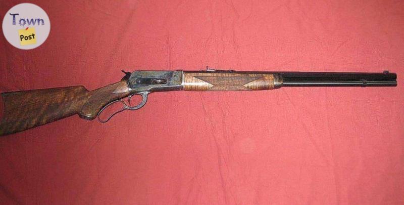 Photo of Winchester 45/70 deluxe model 1886 24 Inch octagon barrel 