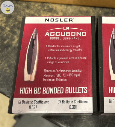 Photo of Nosler Accubond Long Range .308 cal 190 gr Bullets - 1