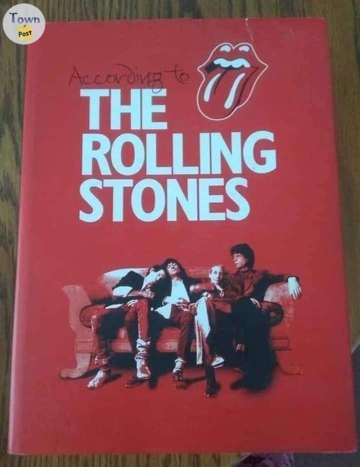 Photo of Rolling Stones coffee table book 