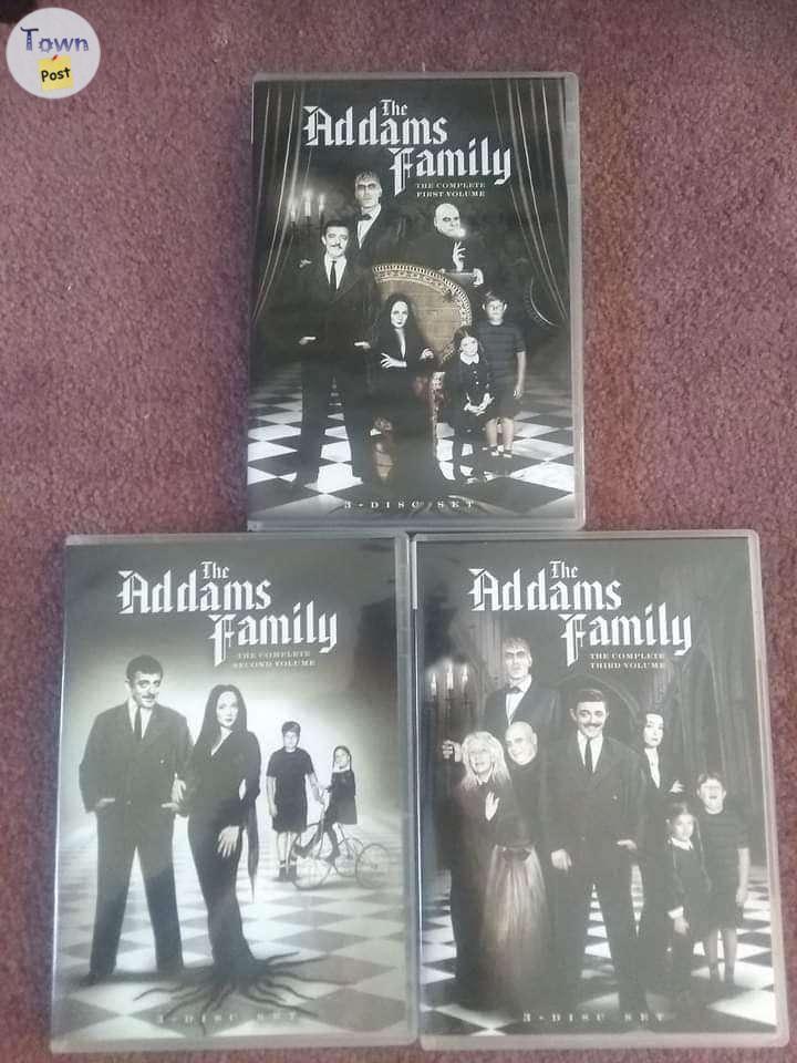 Photo of The Addams Family tv series on DVD