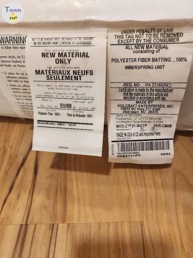 Photo of Toddler/ Crib mattress  - 2