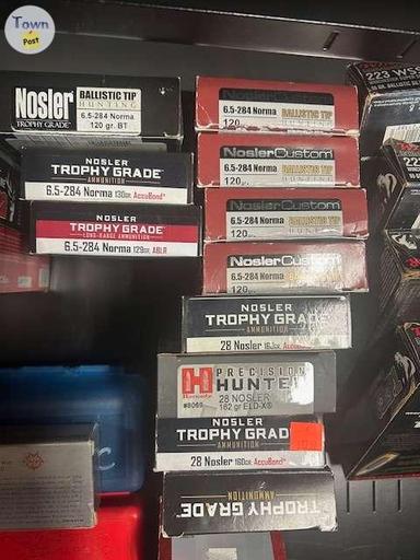 Photo of 28 Nosler + 6.5-284 Norma factory ammo - 1