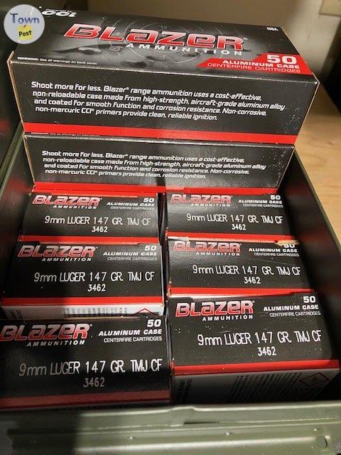 Photo of 147 grn 9mm 2 cans for $575.00 