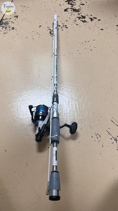 Photo of Johnny Morris 6’6” CarbonLite Casting Rod and Salt Striker Spinning Reel - 1