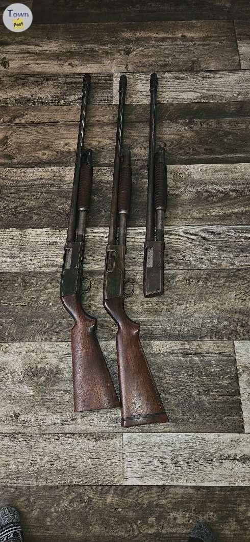 Photo of 3 noble model  40 shotguns