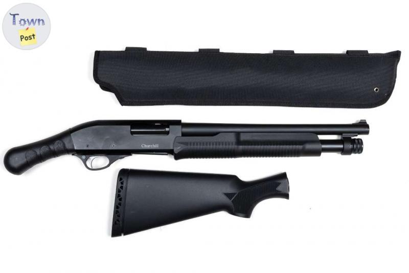 Photo of Brand new Churchill 612 Torso Shockwave 12 Ga Pump Action Shotgun-Black