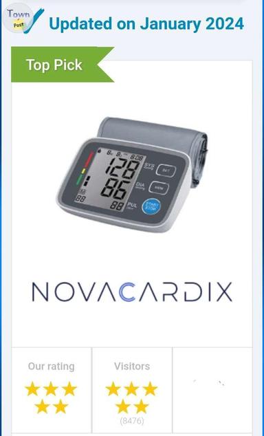 Photo of Novacardix Blood pressure and Heart Monitor  - 2