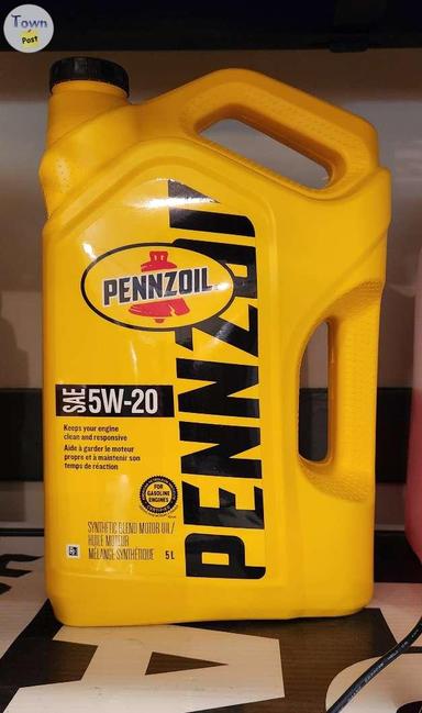 Photo of Pennzoil synthetic blend 5/20 oil 5 liters  - 1