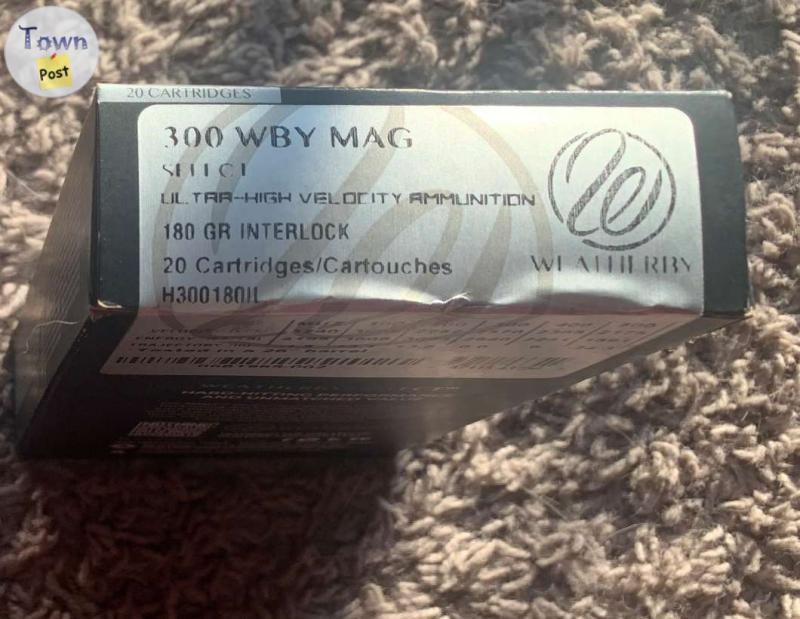 Photo of Weatherby Select 180Gr Interlock 300 WBY MAG